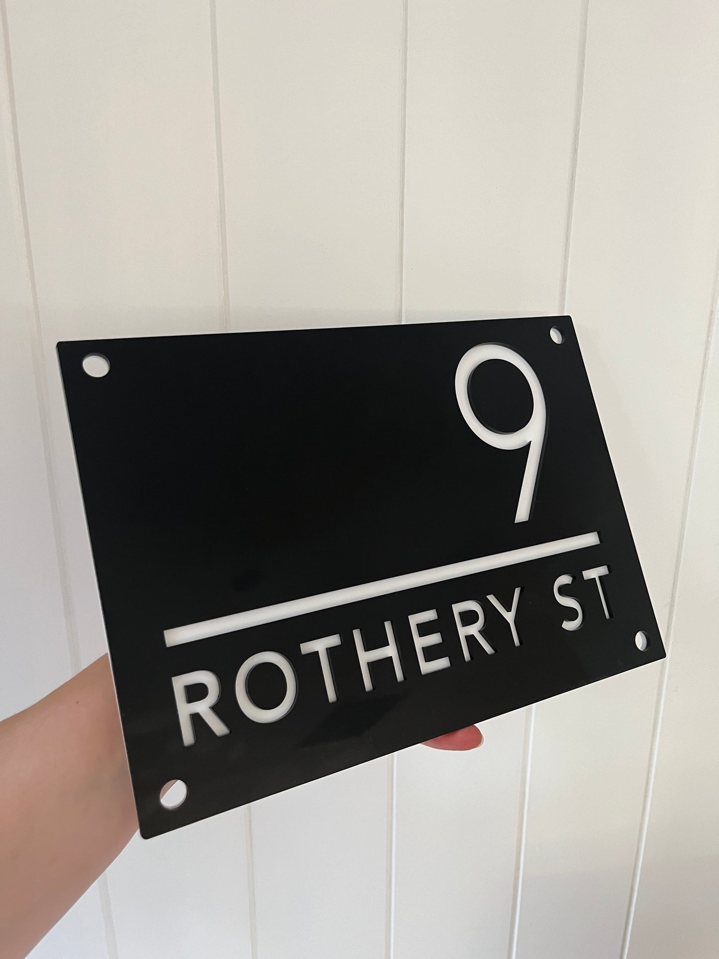 Personalised Acrylic House Signage