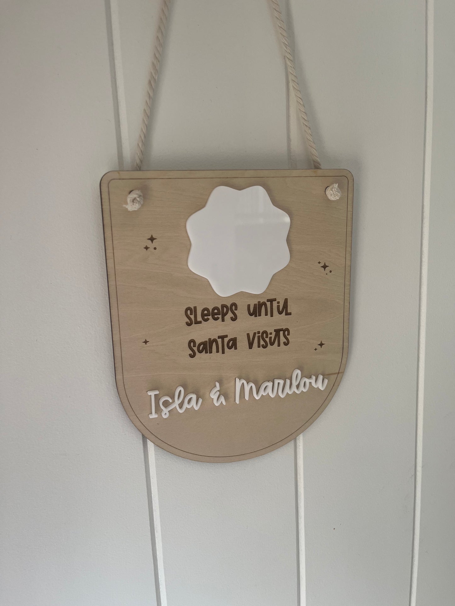 Countdown To Christmas | Personalised Hanging Countdown