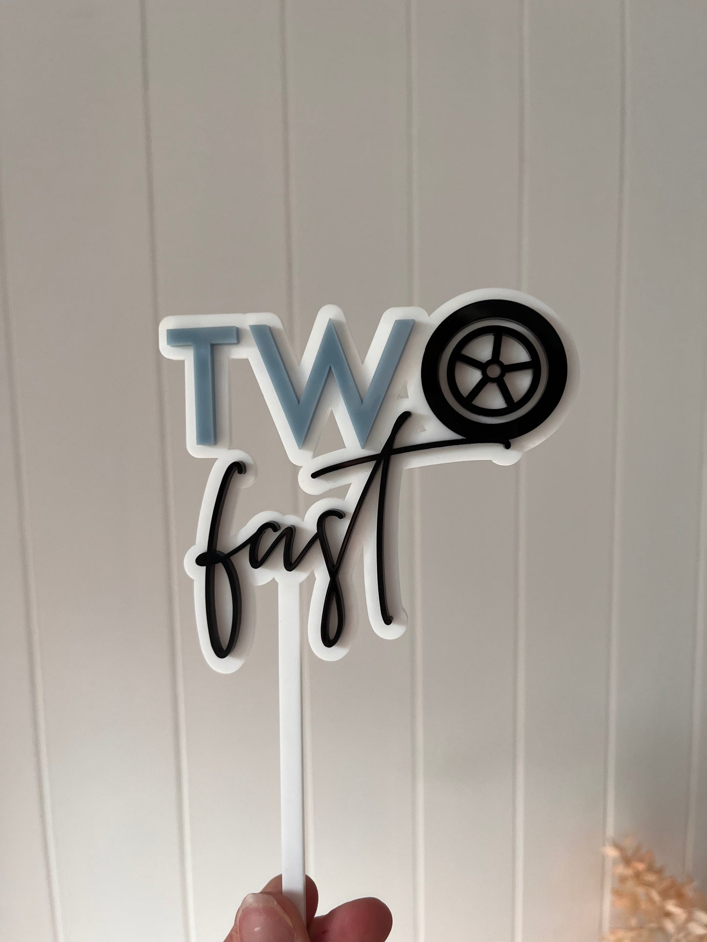 Two Fast Cake Topper