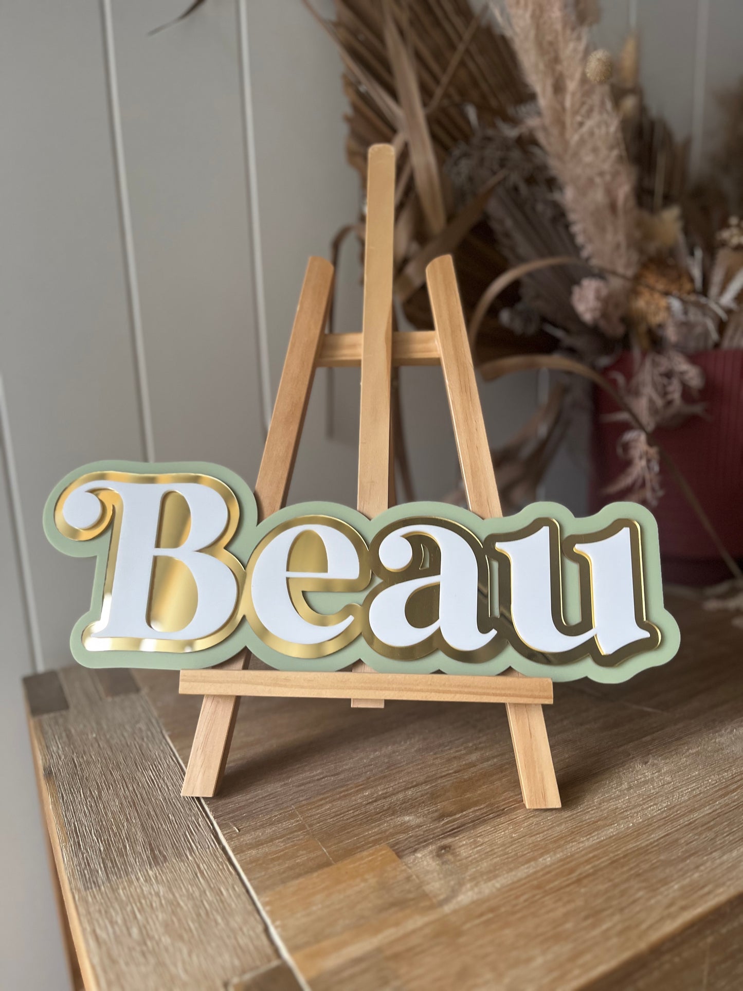 3D Triple Layer Acrylic Name Plaque