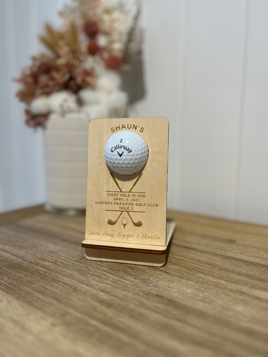 Hole In One Golf Ball Holder