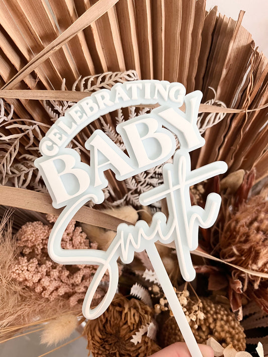 Baby Shower Cake Topper