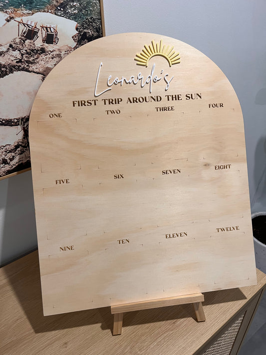 Custom Design - Milestone Photo Board