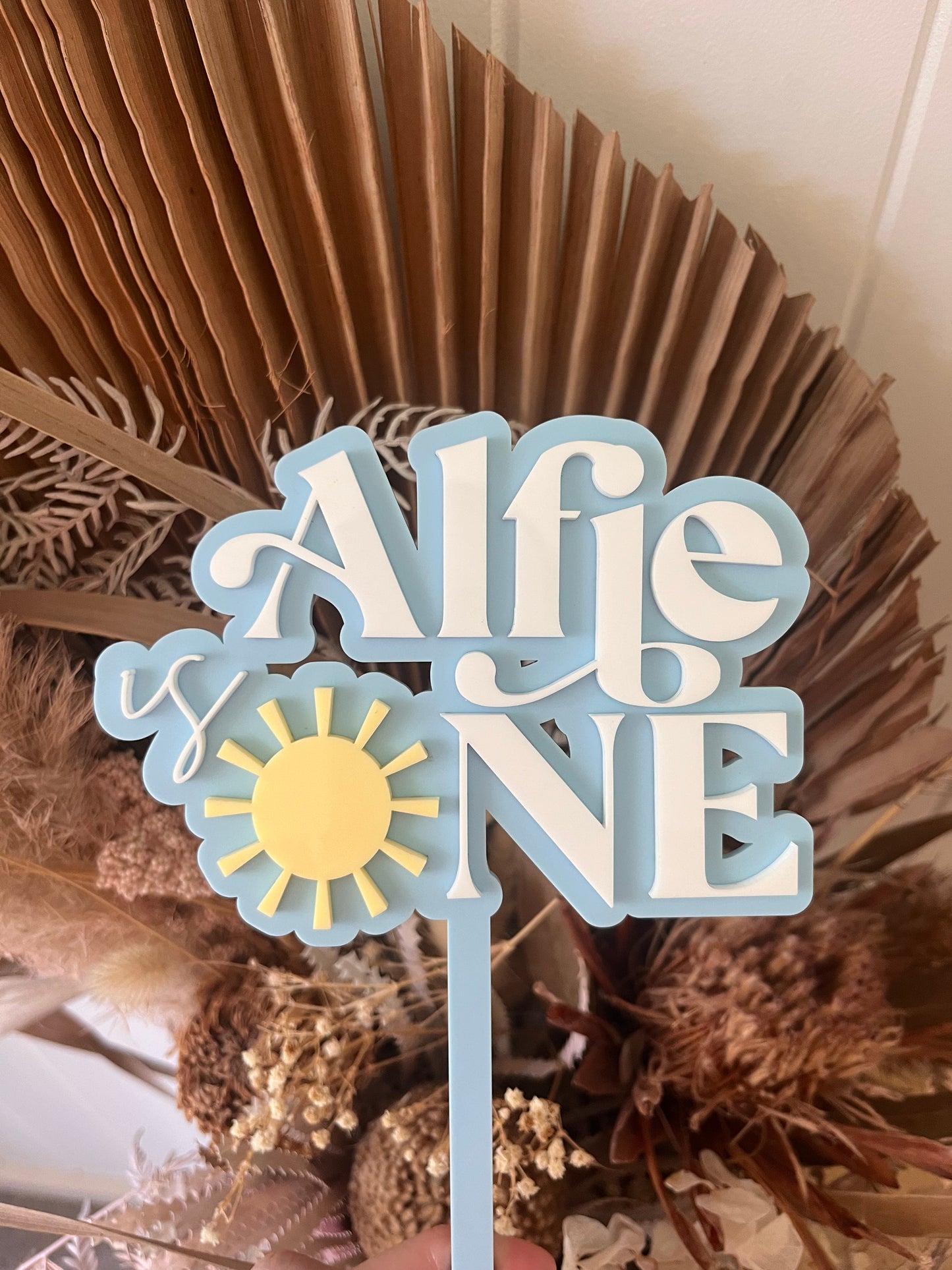 Sunshine One Cake Topper