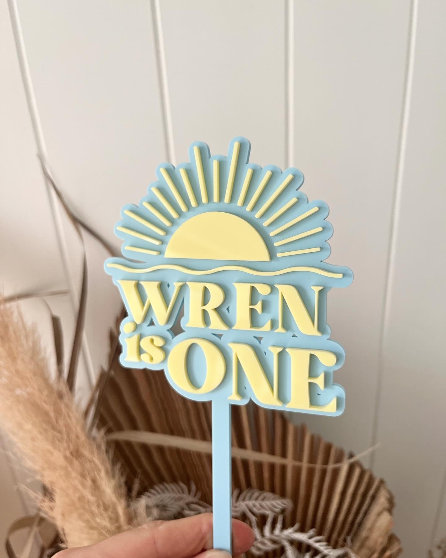 Sunrise Cake Topper